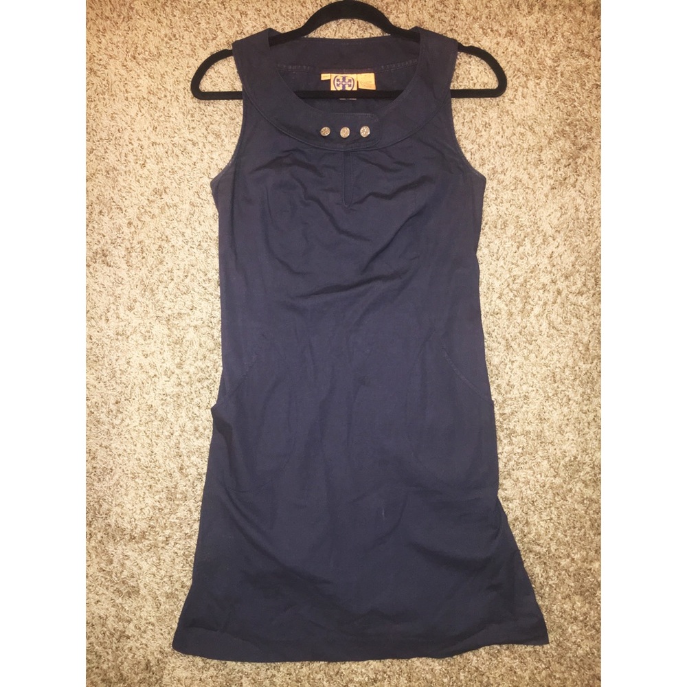Tory Burch Navy Blue Casual Dress